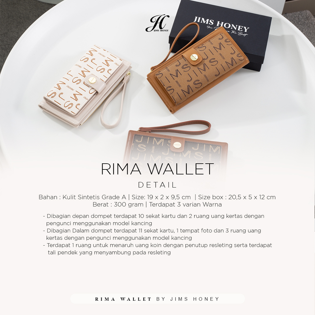 Jims Honey Official Klaten | Jual Jims Honey Rima wallet (panjang) free ...